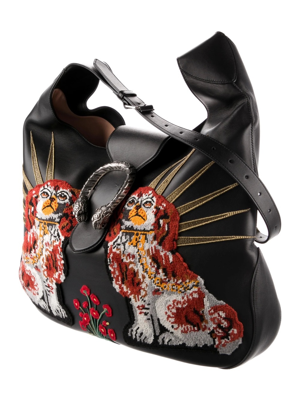 Gucci
Dog Embroidered Extra Large Dionysus Hobo - Picture 4 of 17